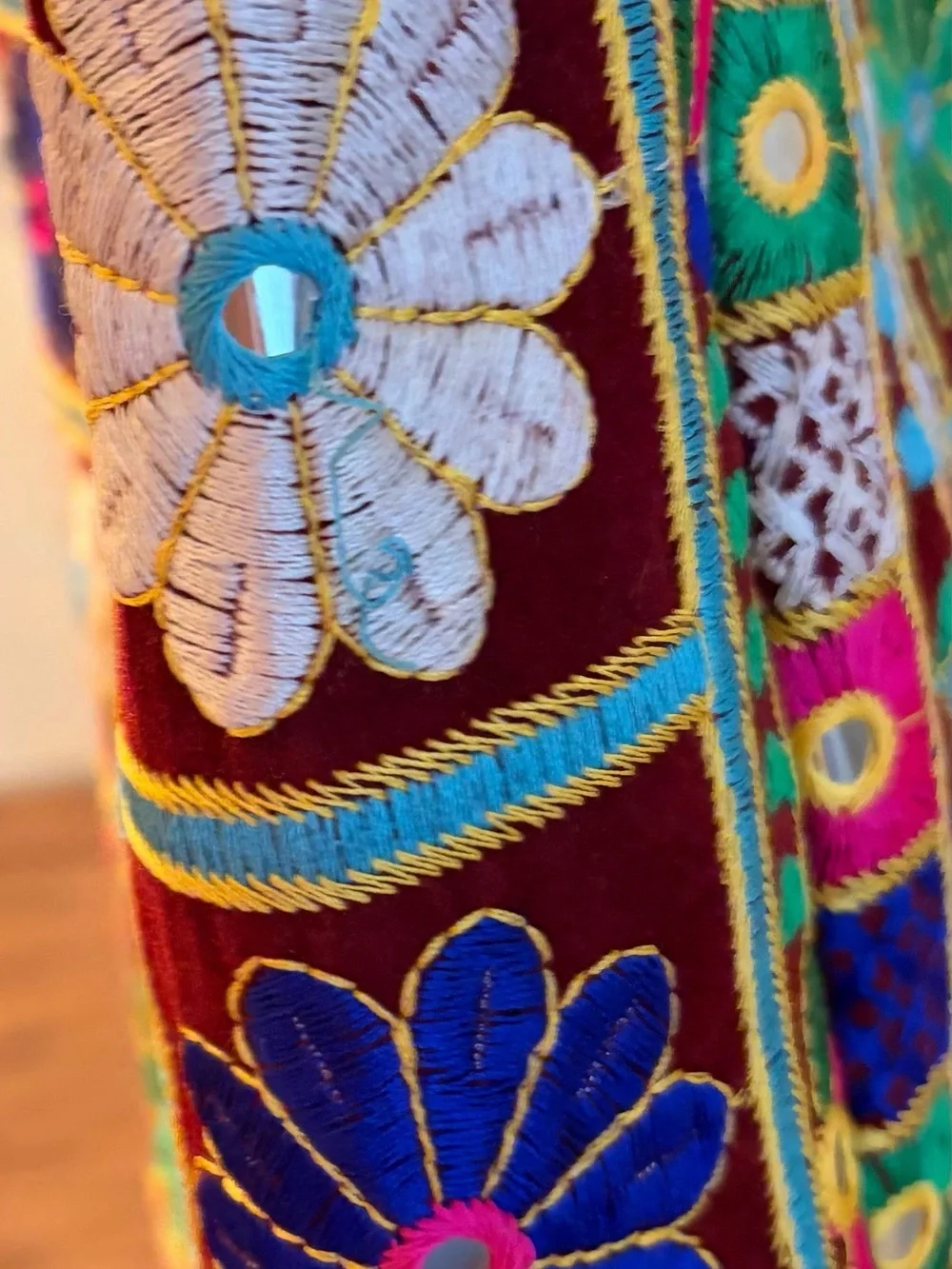 Indian Embroidered Boho Bag-New Never Used